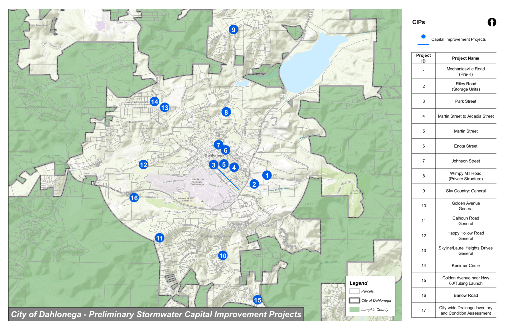 Dahlonega CIPs_Basemap_11x17