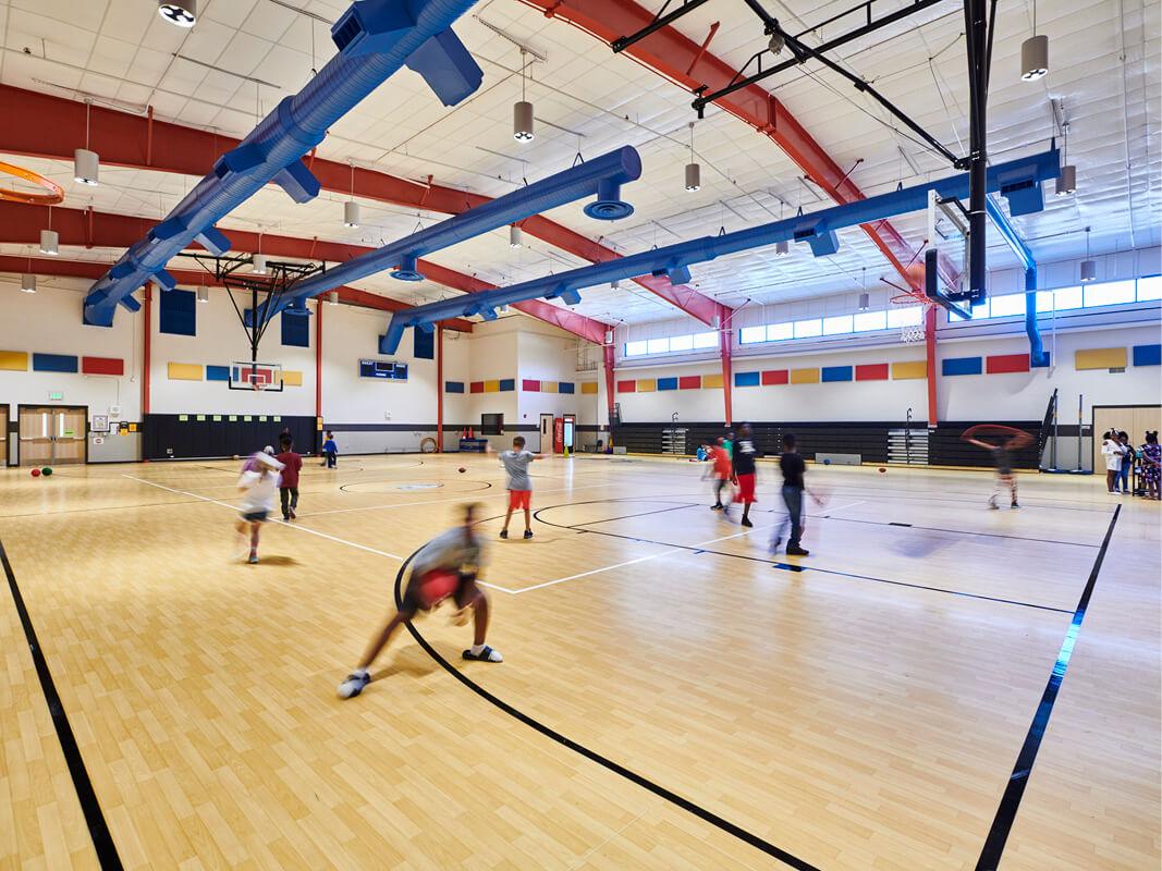 Clearview Elementary School gym web