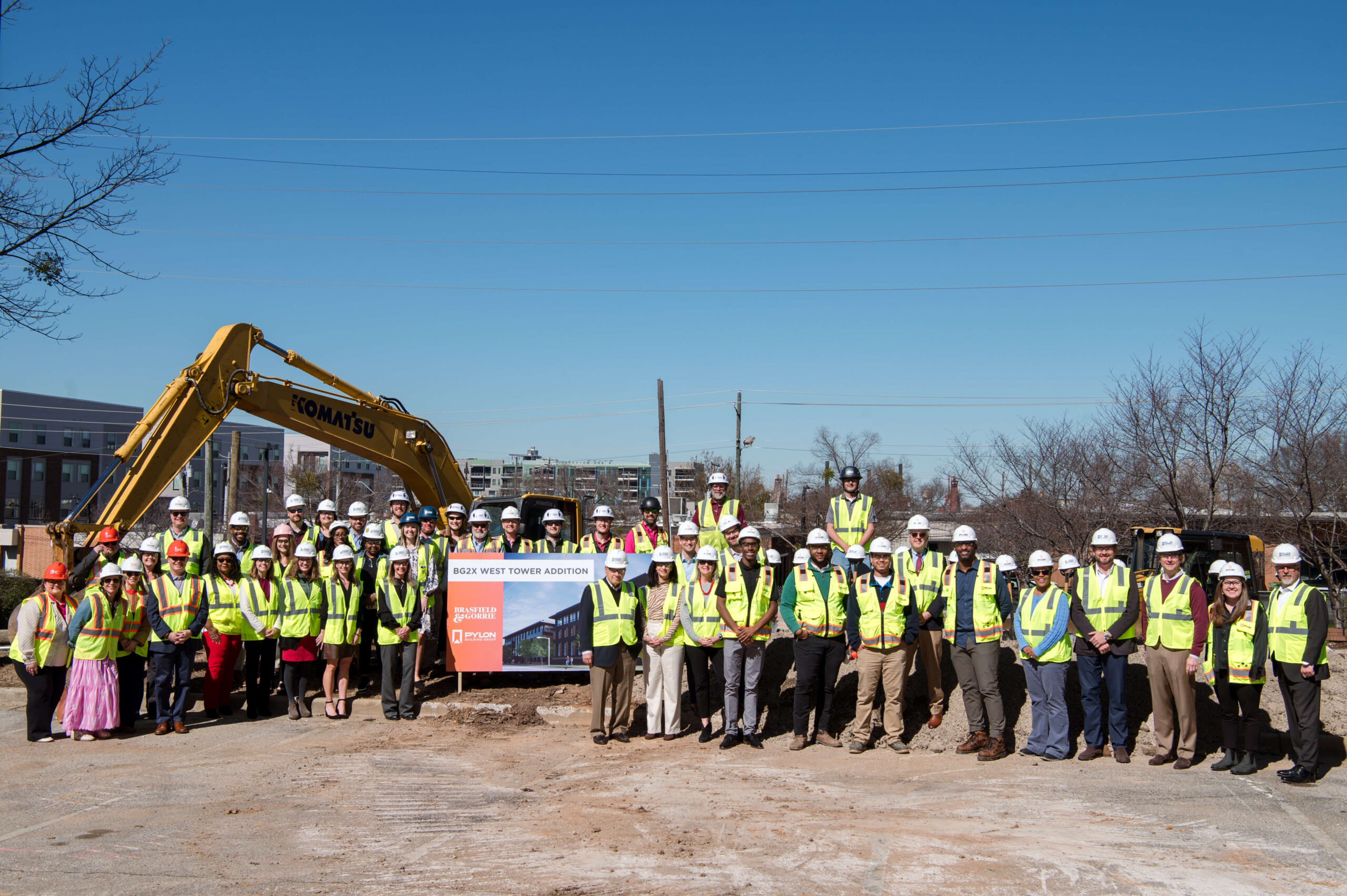 All of those at the groundbreaking