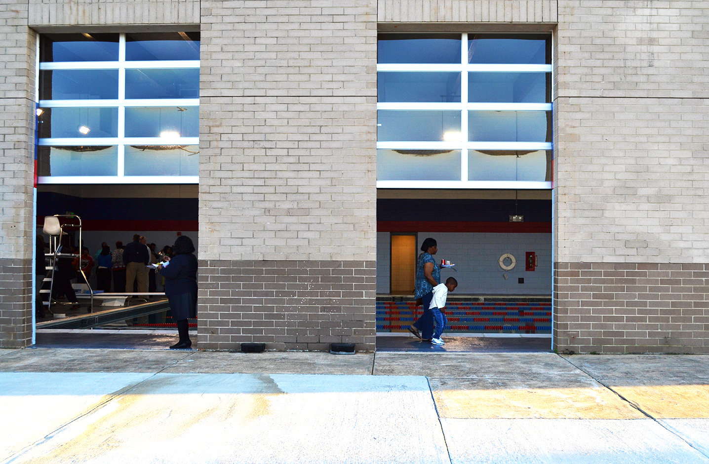 Wilcox Natatorium Roll Up Ventilation Doors