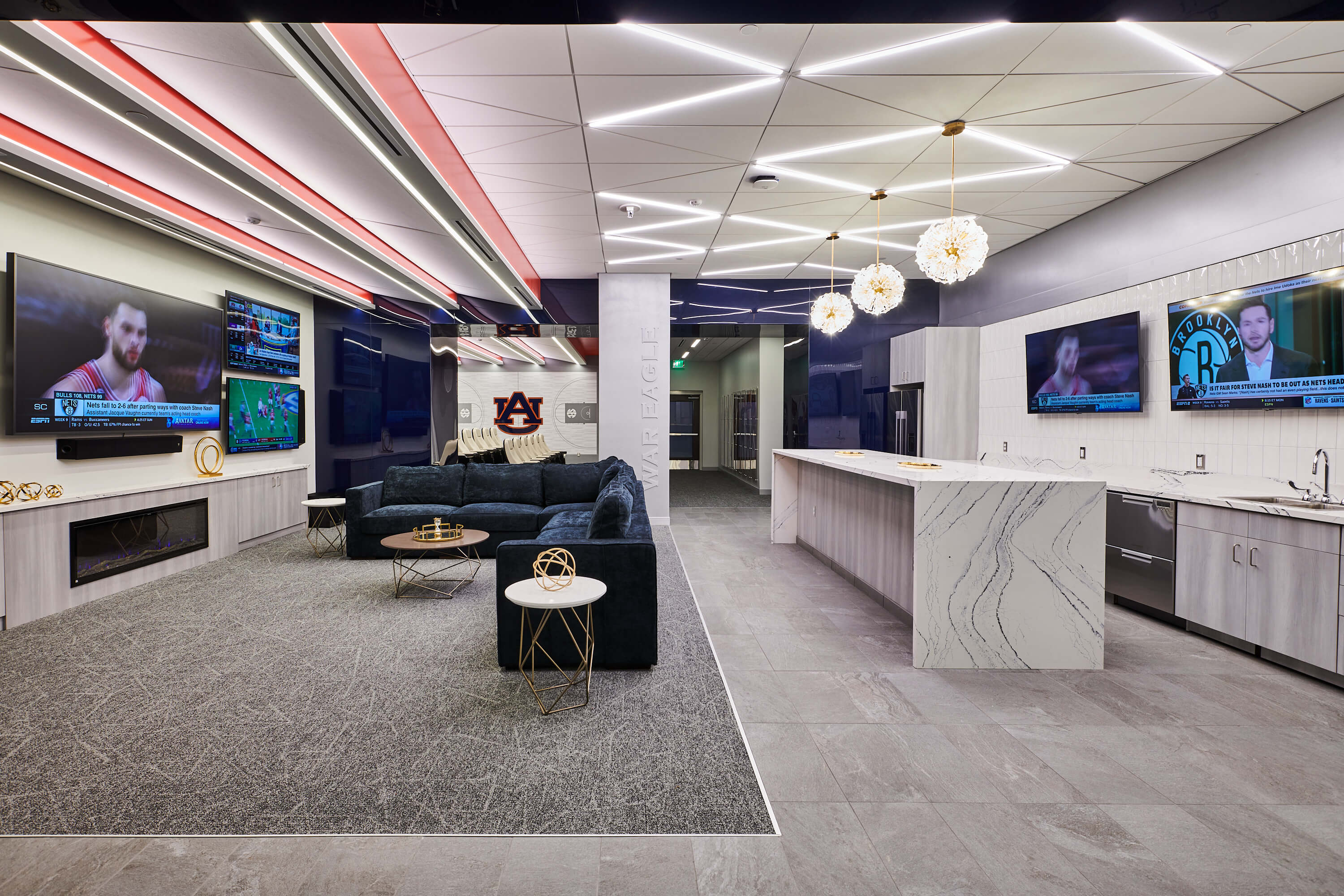 Locker Room for student-athletes