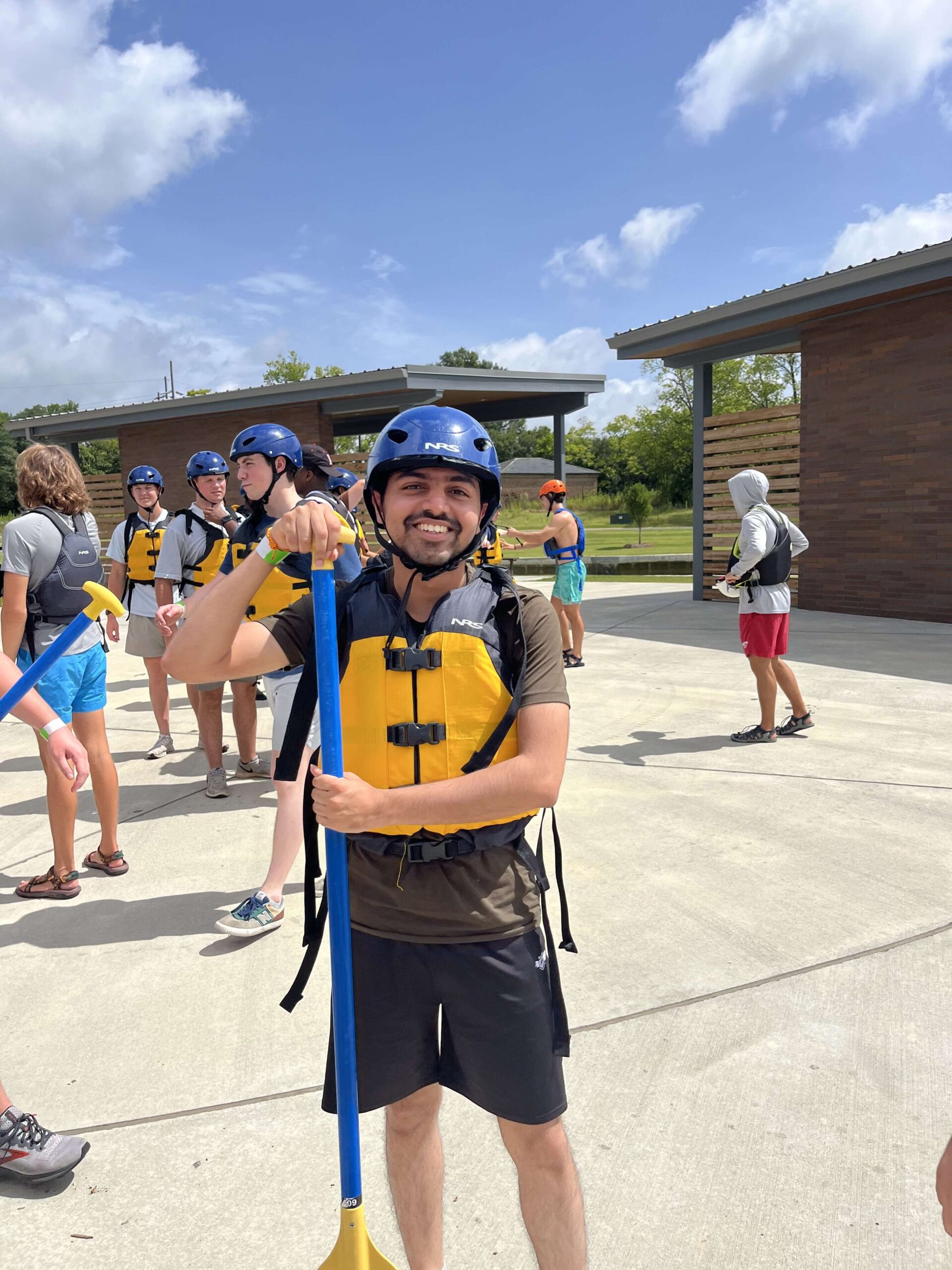 Intern Omkar at Montgomery Whitewater