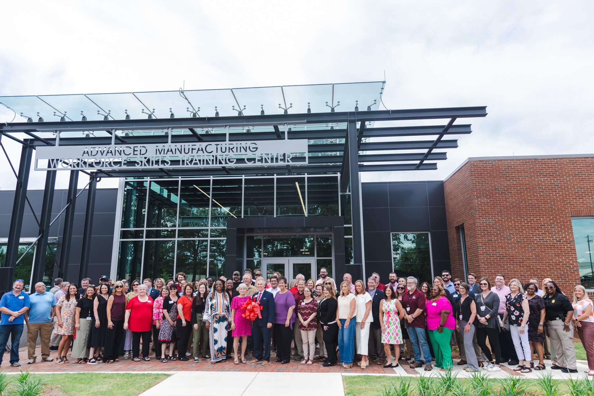 Gadsden State Community College cut the ribbon on its Advanced Manufacturing and Workforce Skills Training Center.