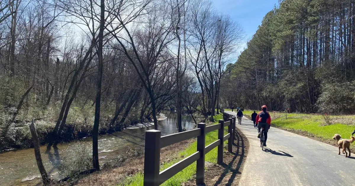 Shades Creek Greenway in Homewood, AL