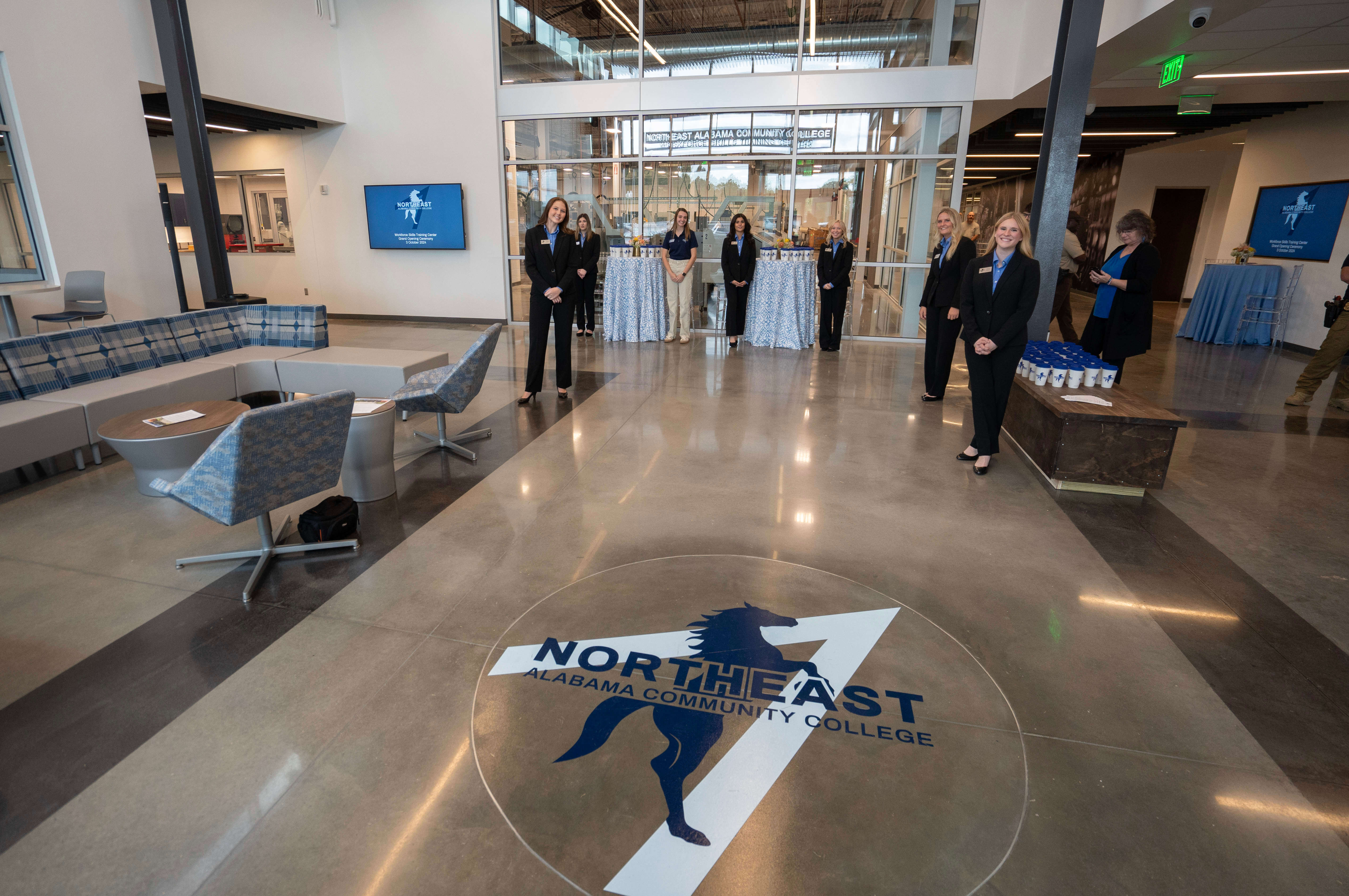 Governor Kay Ivey gave remarks and participated in the ribbon cutting for the Northeast Alabama Community College Workforce Center Grand Opening Thursday October 3,  2024 in Rainsville, Ala. 