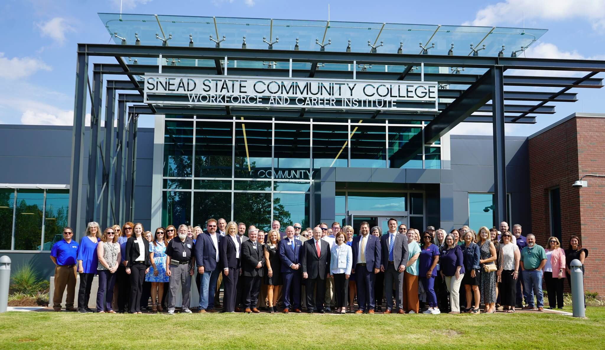 Snead State Community College cuts ribbon on Workforce and Career Institute.